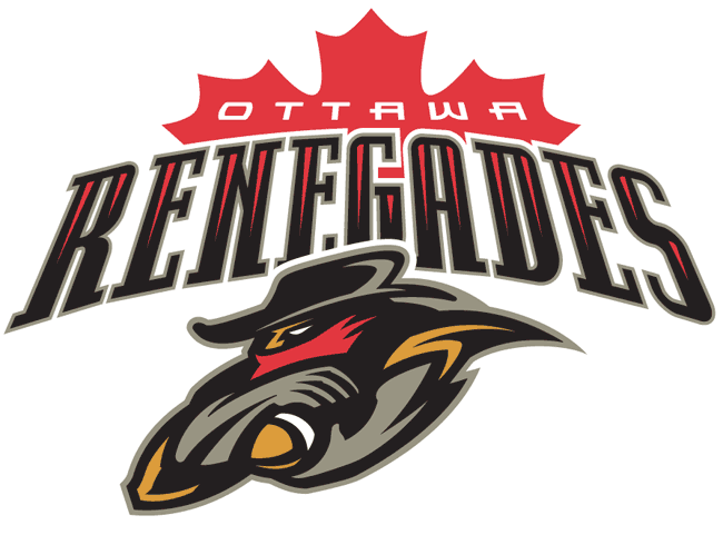 ottawa renegades 2002-2005 primary logo iron on transfers for clothing